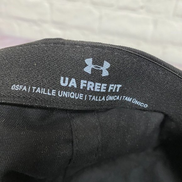 UNDER ARMOUR UA Dad Hat Women's Cap Strap Back Black OSFA Stretch Embroidered - Picture 8 of 12